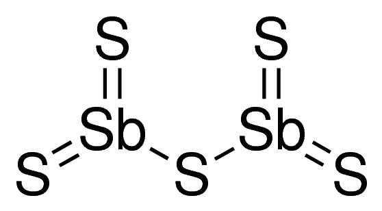 Antimony (V) Sulfide - CAS:1315-04-4 - Antimony pentasulfide, Diantimony pentasulfide